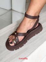 Sandalia Moleca 5504.113 Chocolate  