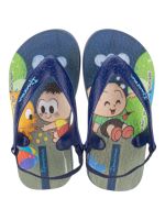 Chinelo Ipanema Bebê Turma da Mônica Azul