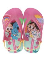 Chinelo Ipanema Bebê Turma da Mônica Rosa