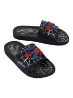 Chinelo Slide Homem Aranha Preto