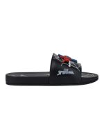 Chinelo Slide Homem Aranha Preto