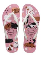 Havaianas Slim Pets Rosa Chiffon