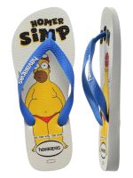 Havaianas Simpsons Branco/Azul