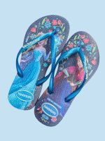 Havaianas Infantil Slim Princess Azul Lavanda
