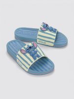 Chinelo Grendene Stitch Azul/Bege