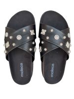 Sandalia Papete Moleca 5500.112 Preto
