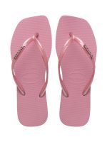 Havaianas Square Logo Metallic Rosa Chiffon