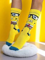 Meia Bob Esponja Óculos