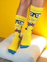 Meia Bob Esponja Óculos