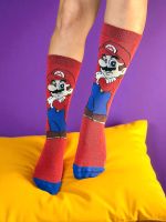 Meia Mario Vermelha