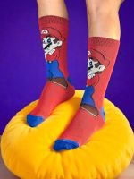 Meia Mario Vermelha