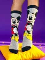 Meia Mickey Cinza