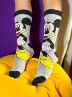 Meia Mickey Cinza