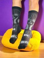 Meia Darth Vader Preto