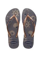 Havaianas Slim Nautical Marinho/Rose Gold
