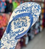 Chinelo Brizza Arezzo Azul Dark Denim