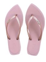 Chinelo Brizza Arezzo Bico Folha Rosa