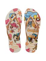 Havaianas Slim Warner Buttercream Meninas Super Poderosas