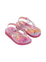 Chinelo Ipanema Bebê Patrulha Canina Rosa/Rosa Glitter