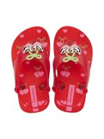 Chinelo Ipanema Bebê Belle Vermelho Cereja