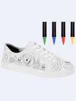 Tênis Casual Infantil 2875.100 Molekinho Para Colorir