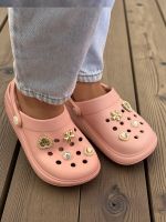 Babuche Molekinha 2591.103 Rosa com pingentes