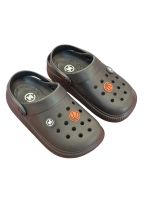 Babuche Molekinho 2874.101 Preto com pingentes