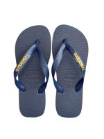 Havaianas Top Marinho + Escrita Dourada