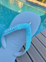 Havaianas Top Glitter Azul Lavanda 