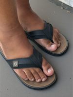 Chinelo Cartago Malta VII Preto/Marrom