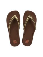 Chinelo Zaxy Hype com corrente Café