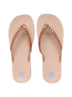Chinelo Zaxy Hype com corrente Nude