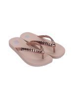 Chinelo Zaxy Hype com corrente Nude