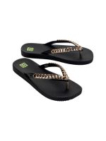 Chinelo Zaxy Hype com corrente Preto
