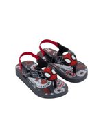 Chinelo Ipanema Baby Spider Homem Aranha Preto/Vermelho