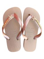 Havaianas Top Rose Gold + Escrita Dourada + Estrela do Mar