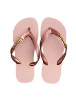 Havaianas Top Rosa Ballet + Escrita Dourada