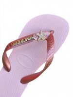 Havaianas Top Rosa Ballet + Escrita Dourada + Estrela do Mar