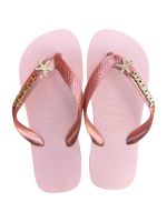 Havaianas Top Rosa Ballet + Escrita Dourada + Estrela do Mar