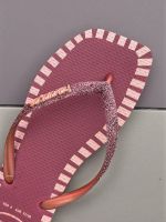 Havaianas Square Glitter Contour Amaranto 