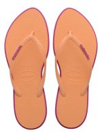Havaianas Slim Point Laranja - Rosa Gum  
