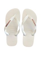 Havaianas Top Branco + Escrita Rose 