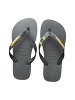 Havaianas Top Preto + Escrita Dourada + Coco + Coqueiro 