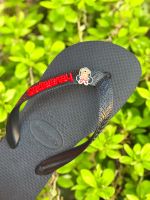Havaianas Top Preto + Escrita Vermelha + Minnie