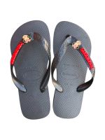 Havaianas Top Preto + Escrita Vermelha + Minnie