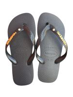Havaianas Top Preta + Escrita Dourada + Ponto de Luz