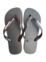 Havaianas Top Preta + Escrita Prata