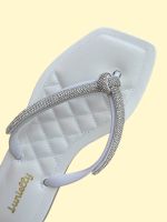 Chinelo Lunielly Laço P Branco 