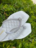 Chinelo Lunielly Laço P Branco 