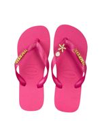 Havaianas Top Rosa Flux + Escrita Dourada + Concha + Estrela